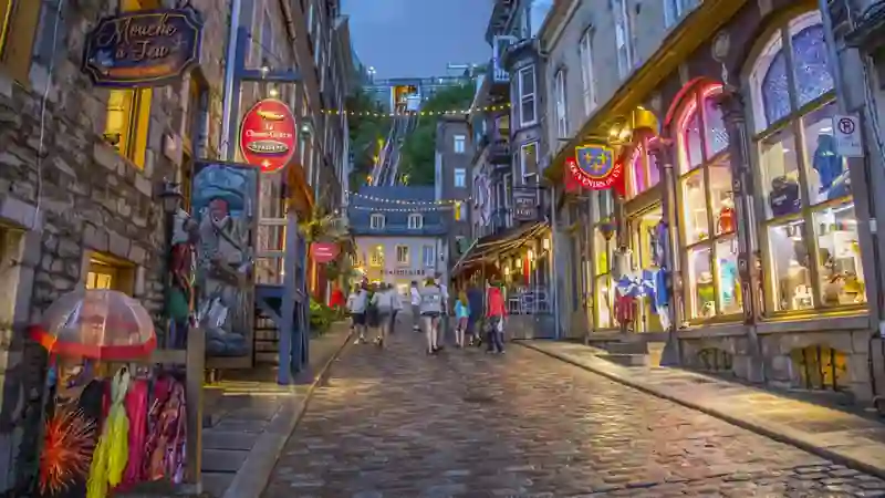 Rue pittoresque du Québec
