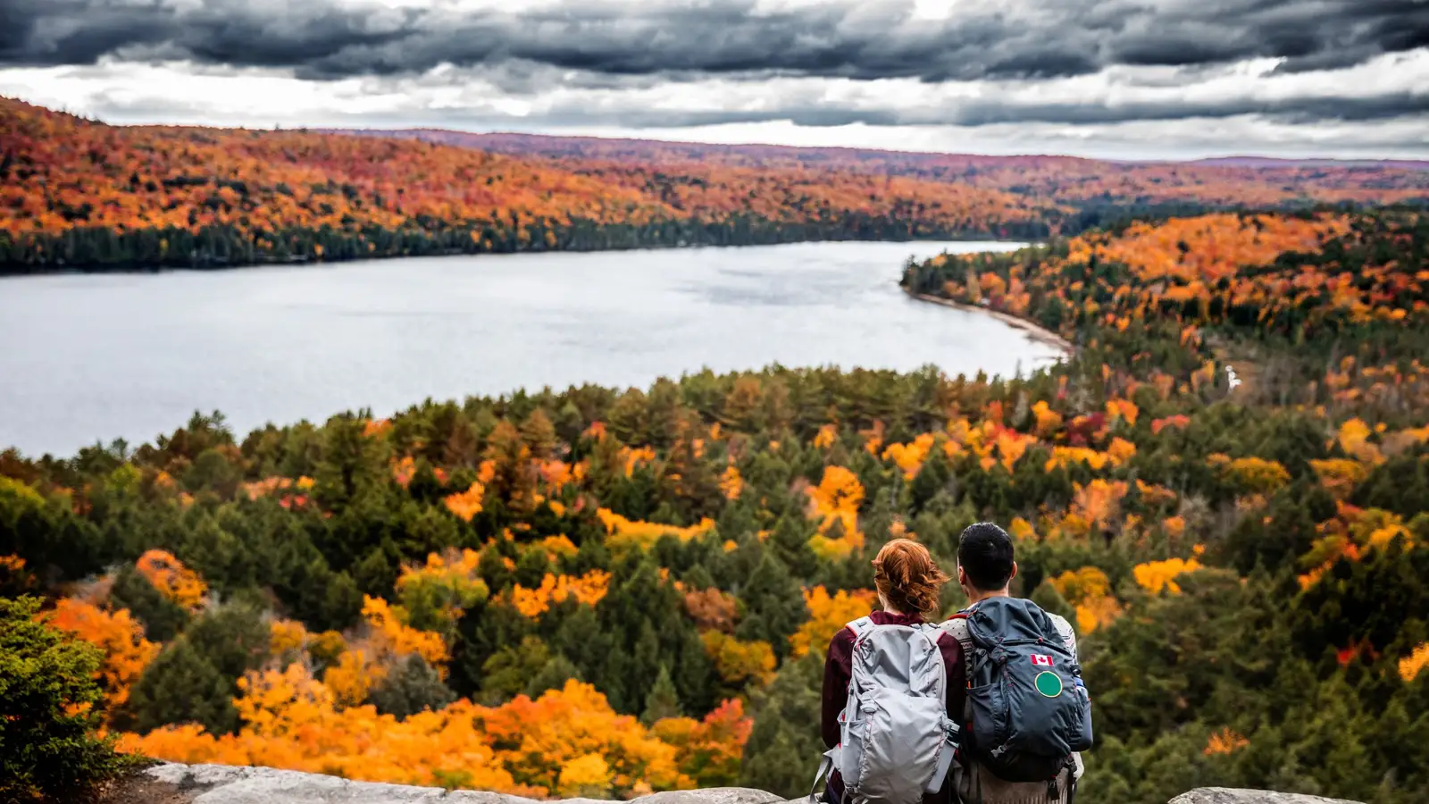 Automne au Québec, sentiers colorés